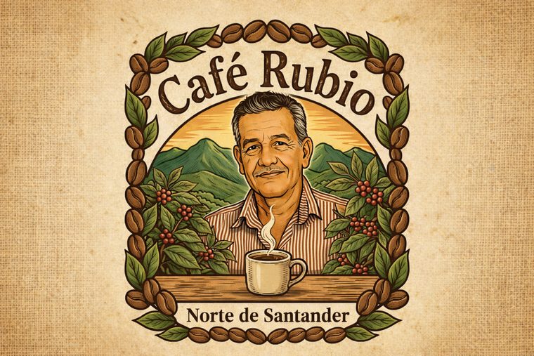 Logo de Café Rubio